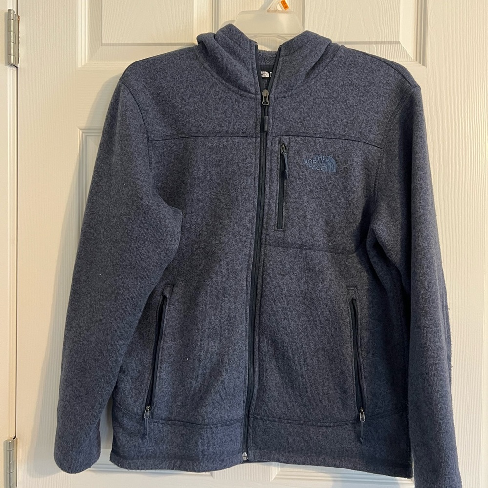 The North Face Men's Dark Gray Zip-Up Sweater